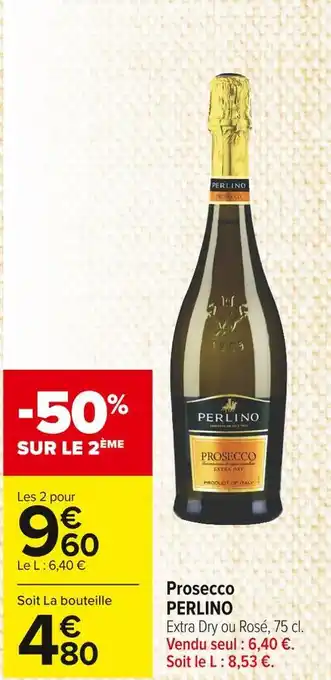 Carrefour Market Perlino prosecco offre