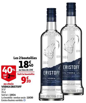 Auchan Eristoff vodka offre