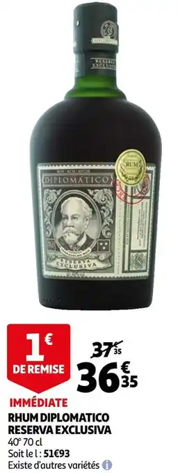 Diplomatico rhum reserva exclusiva