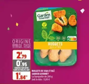 Coccinelle Supermarché GARDEN GOURMET nuggets de soja et blé offre