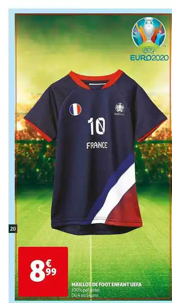 Auchan Maillot De Foot Enfant Uefa offre