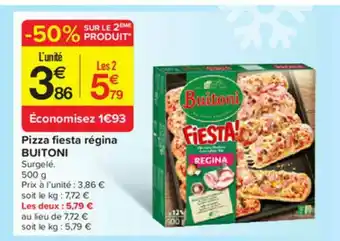 Pizza Fiesta Régina Buitoni