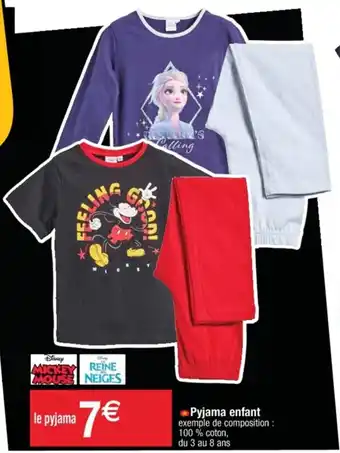 Cora x Carrefour Pyjama enfant offre
