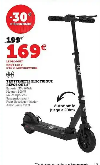 Super U Trottinette électrique Revoe One 8 offre
