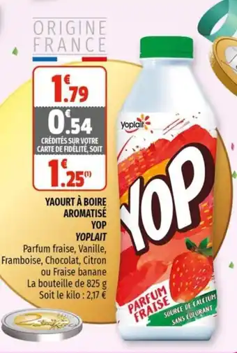 Coccinelle Supermarché YOPLAIT yaourt à boire aromatisé offre