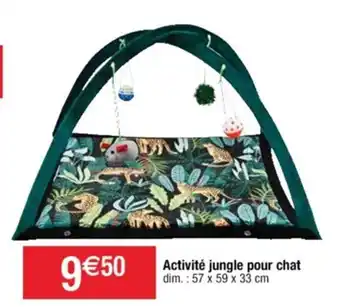 Cora x Carrefour Activité Jungle Pour Chat offre