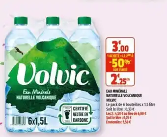 Coccinelle Supermarché VOLVIC eau minérale naturelle volcanique offre