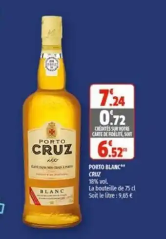 Coccinelle Supermarché CRUZ porto blanc offre