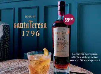 Nicolas RHUM SANTA TERESA 1796 offre