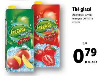 Lidl Thé glacé offre