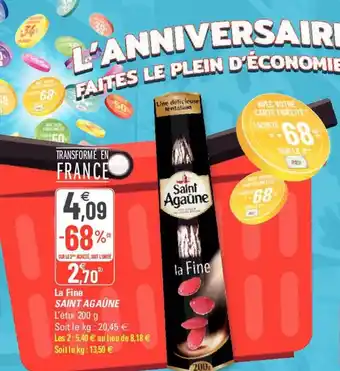 G20 SAINT AGAUNE la fine offre