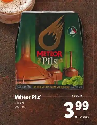 Lidl Météor pils* offre