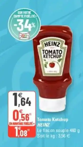 G20 HEINZ tomato ketchup offre