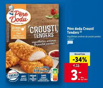 Lidl Père dodu crousti tenders offre