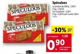 Lidl Spéculoos offre