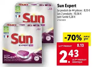 Lidl Sun expert offre
