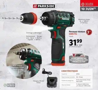 Lidl Perceuse-visseuse offre