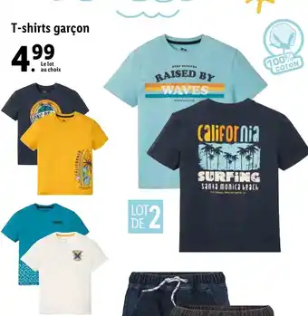 Lidl T-shirts garçon offre
