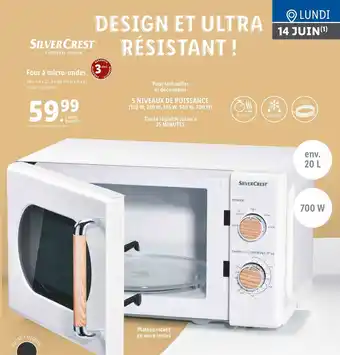 Lidl Four à micro-ondes offre