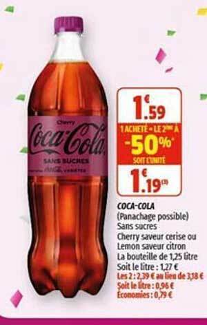 Coccinelle Supermarché Coca-cola offre