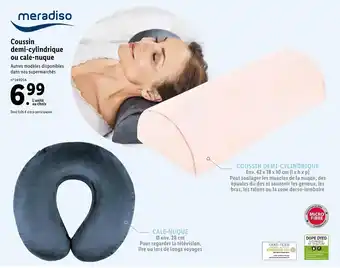 Lidl Coussin demi-cylindrique ou cale-nuque offre