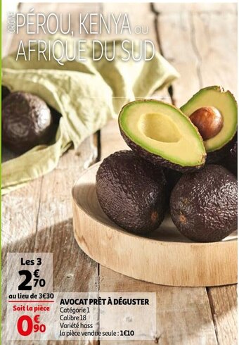 Auchan Avocat Prêt à Deguster offre