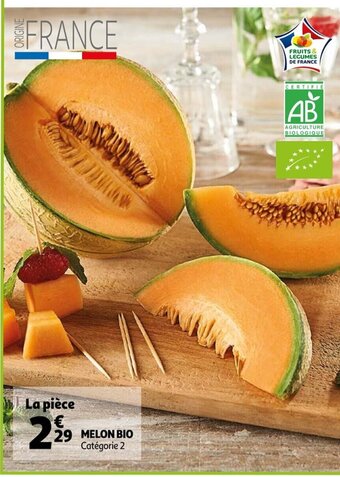 Auchan Melon Bio offre