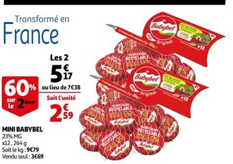 Auchan Mini Babybel offre