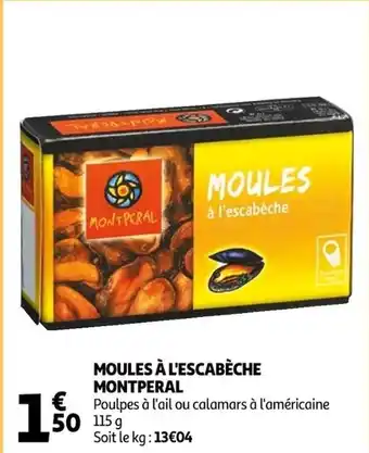 Moules à l'Escabèche Montperal