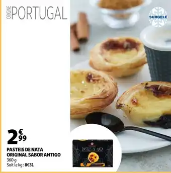 Auchan Pasteis de Nata Original Sabor Antigo offre