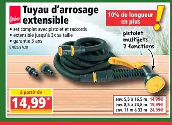 Norma Tuyau d'arrosage extensible offre