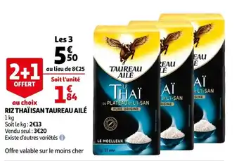 Auchan Riz Thai Isan Taureau Ailé offre