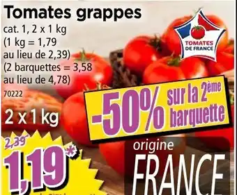 Norma Tomates grappes offre