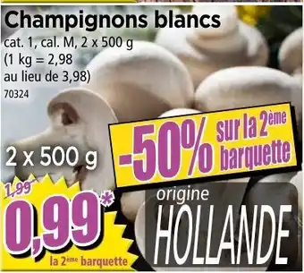 Norma Champignons blancs offre