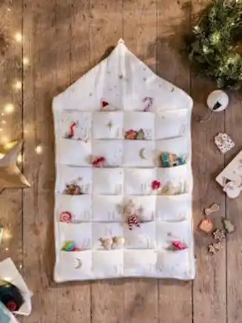 Vertbaudet Calendrier de l'avent en gaze de coton etoiles filantes -... offre