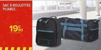 Sac à Roulettes Pliable