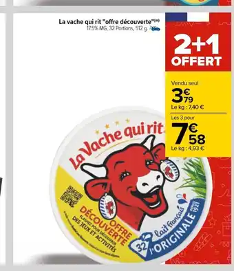 Carrefour La Vache Qui Rit Offre Découverte offre