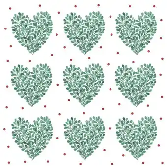 La Foir'Fouille 20 serviettes "cœurs" -... offre