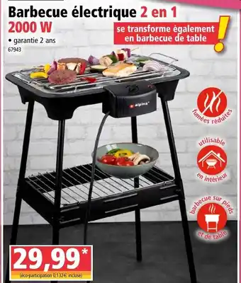Norma Barbecue électrique offre