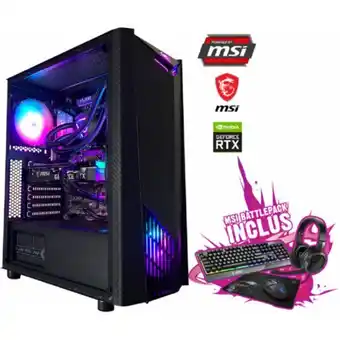 Rue du commerce Pc monté powered by msi lucky-dragon - rtx 3060 - processeur ryzen 7 3800x -(...) offre