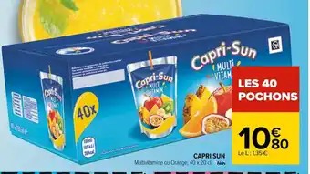 Carrefour Capri Sun offre