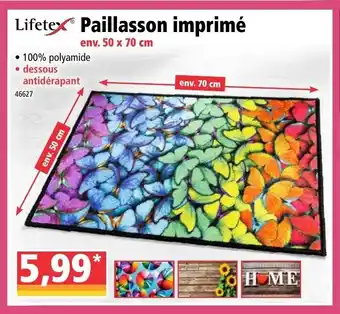 Norma Paillasson imprimé offre