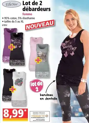 Norma Lot de 2 débardeurs offre