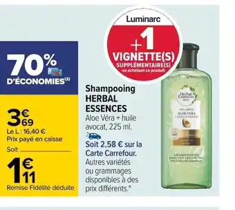 Shampooing Herbal Essences