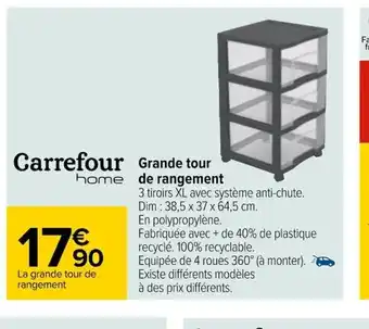 Grande Tour de Rangement