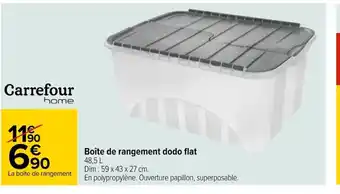 Boîte de Rangement Dodo Flat