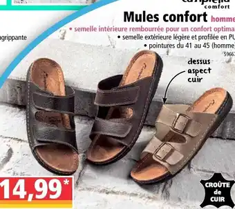 Norma Mules confort offre