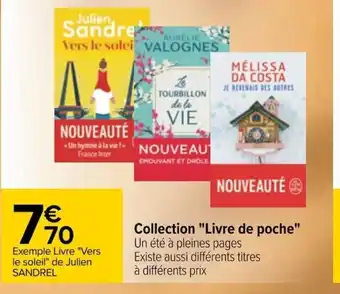 Carrefour Collection Livre de Poche offre