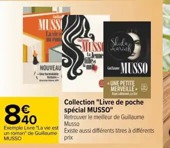 Carrefour Collection Livre de Poche Spécial Musso offre