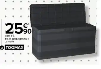 Carrefour Malle de Rangement Intérieur Ou Extérieur 280litres offre
